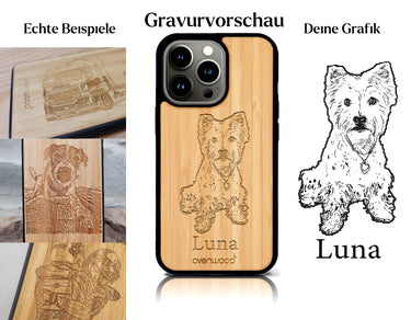 INDIVIDUEL iPhone 15 Pro Max bambou plastique